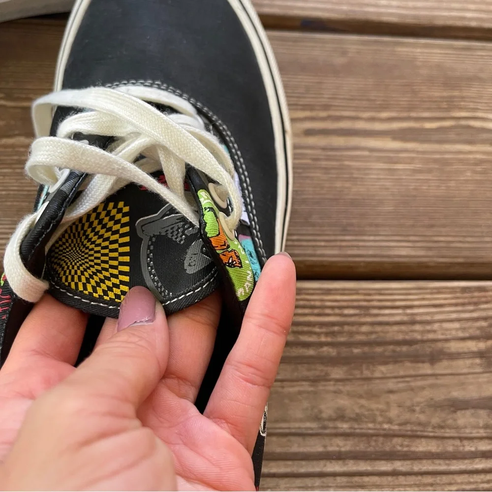 Vans Era “I ❤️ My Vans” Graphic Sneakers Black Multicolor Men’s 9 / Women’s 10.5
